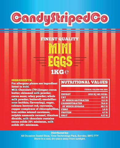 Mini Eggs Sweets Bag - 1kg