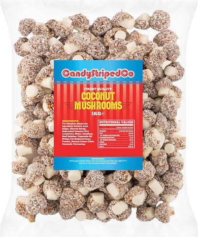 Coconut Mushrooms Sweets Bag - 1kg