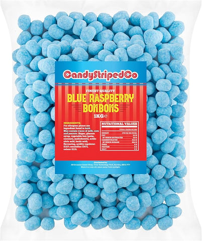 Blue Raspberry Bonbons Sweets Bag - 1kg