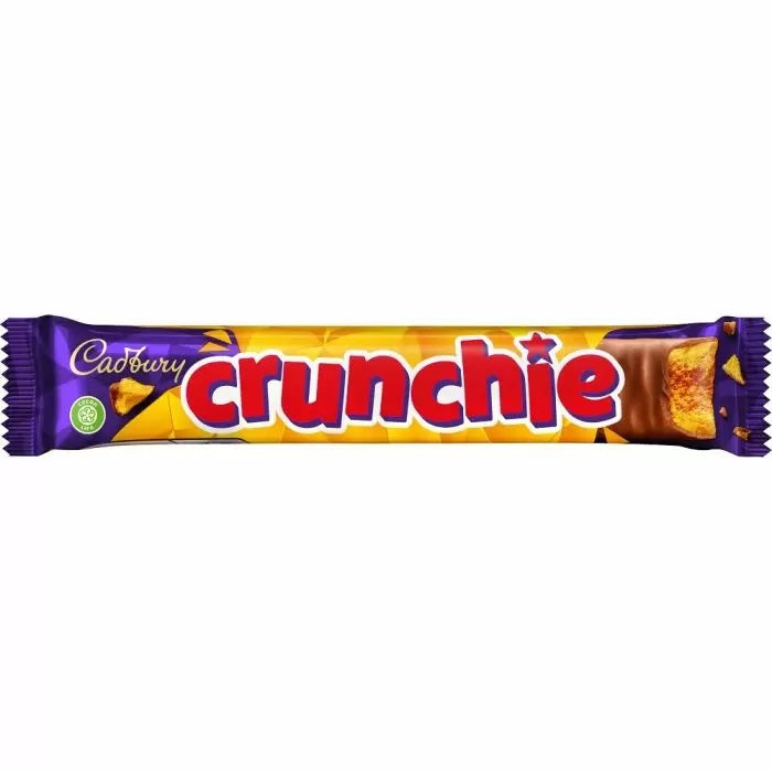 Cadbury Crunchie Chocolate Bar Full Box 48 x 40g Bars