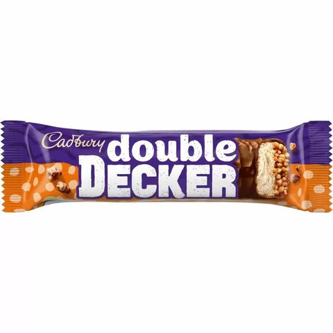 Cadbury Double Decker Chocolate Bar Full Box 48 x 54.5g Bars