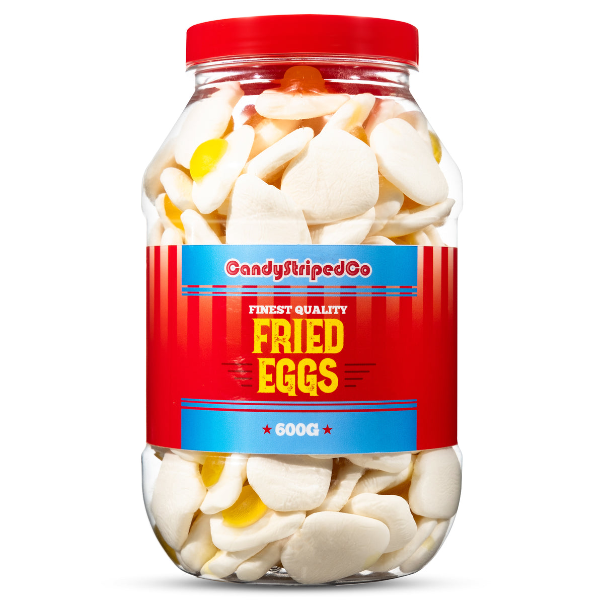 Fried Eggs Retro Sweets Jar 600g