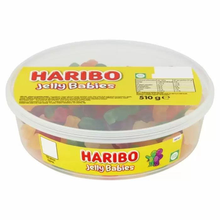Haribo Jelly Babies Sweets Tub