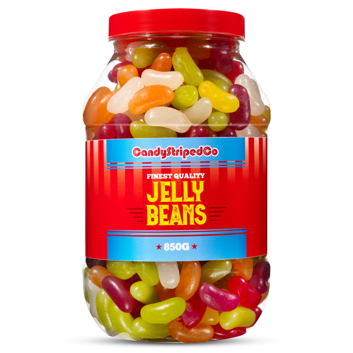 Jelly Beans Retro Sweets Jar 850g