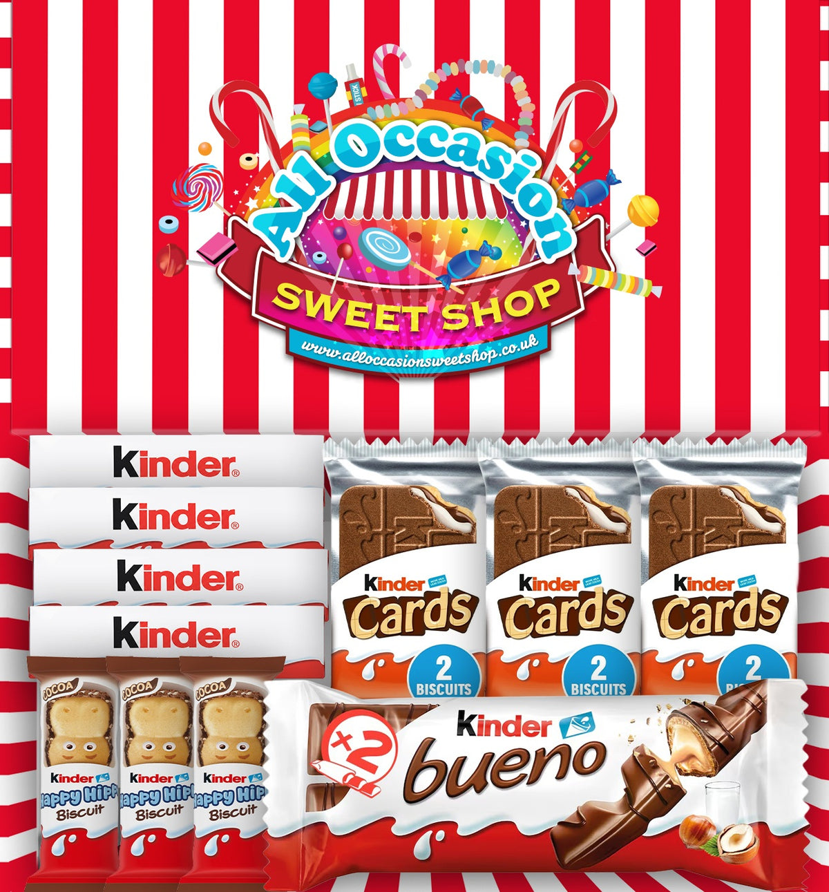 Kinder Chocolate Gift Box - 11pcs - A Perfect Present For Men, Women & Kids At Birthdays, Congratulations and Father's Day