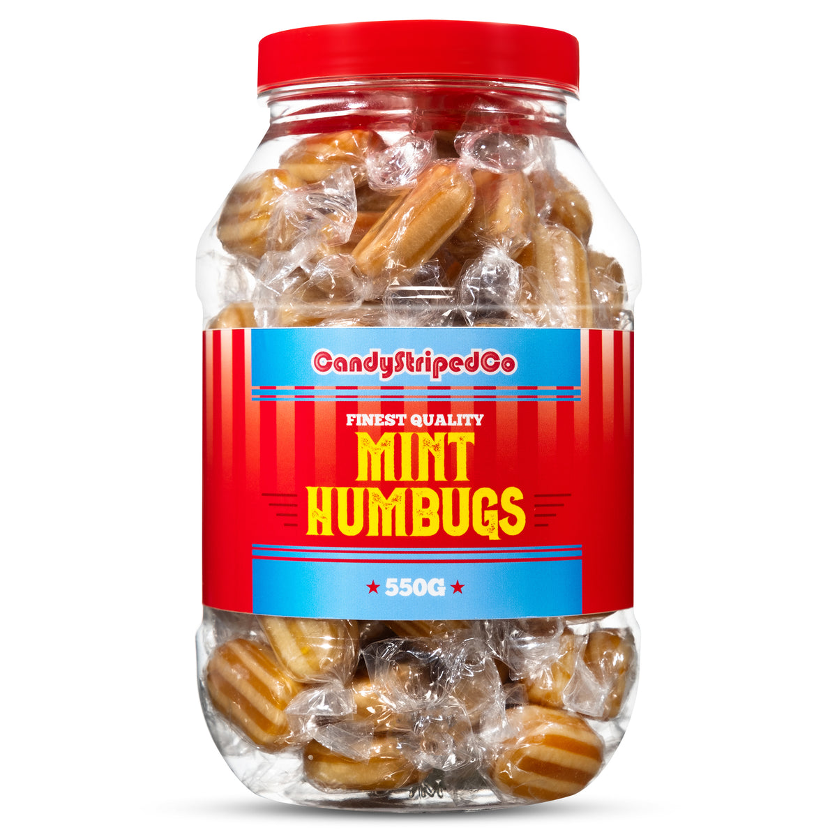Mint Humbugs Retro Sweets Jar 550g