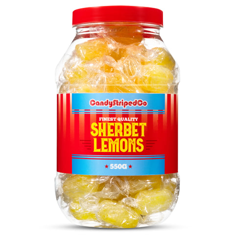 Sherbet Lemons Retro Sweets Jar 550g