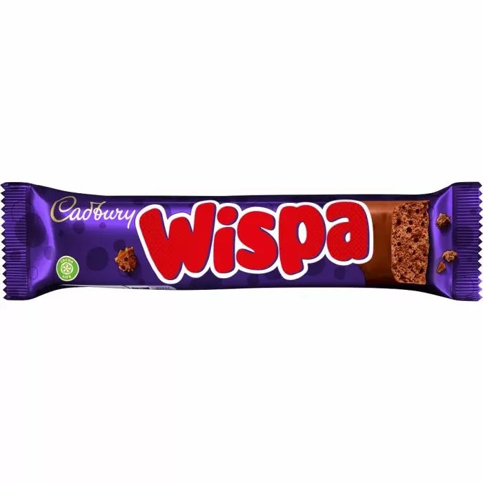 Cadbury Wispa Chocolate Bar Full Box 48 x 36g Bars