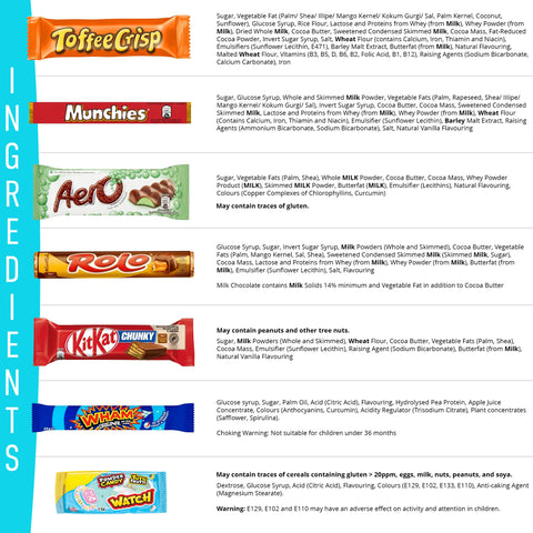 Retro Sweets & Chocolate Gift Box. A Perfect Present For Men, Women & Kids At Birthdays, Congratulation and Father's Day