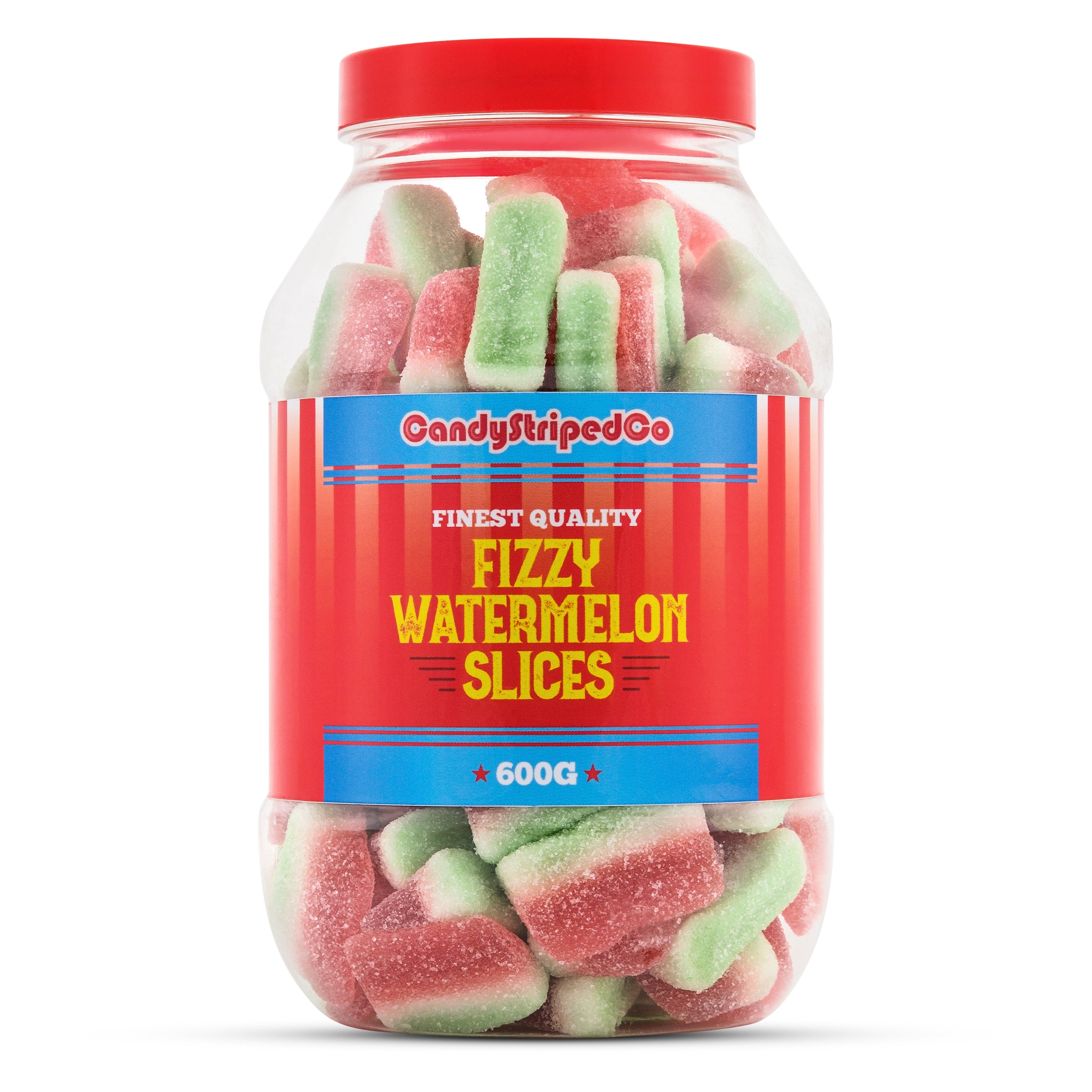 Fizzy Swee Fizzy Watermelon Slices Retro Sweets Gift Jar 600g – All Occasion Sweet ...